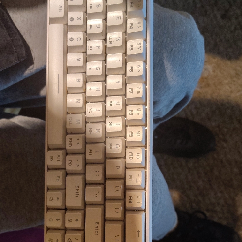 White Wireless Keyboard